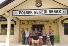 Curat di Way Kanan, Polsek Negeri Besar Ringkus Pelaku Curi Motor di Halaman Masjid