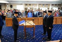 Gubernur Lampung Lantik Dua Pejabat Pimpinan Tinggi Pratama