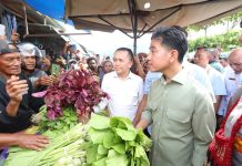 Disambut Antusias Pedagang, Wapres dan Pj Gubernur Papua Agus Fatoni Kunjungi Pasar Induk Yotefa