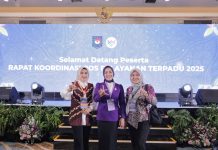 Ibu Purnama Wulan Sari Mirza Hadiri Rakornas Posyandu 2025 yang Dibuka Ibu Tri Tito Karnavian: Sukseskan Transformasi 6 Pelayanan SPM