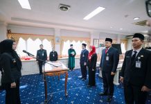 Pemprov Lampung Lantik 4 Pejabat Baru untuk Perkuat Birokrasi