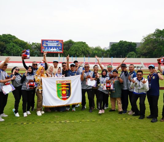 Gateball Lampung Ukir Sejarah, Persembahkan Emas Untuk Kontingen Lampung Dalam Ajang PORNAS KORPRI XXVII Palembang