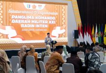 Pemprov Lampung dan Kodam XXI Radin Inten Bangun Sinergi Dalam Pembangunan Daerah