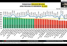 Mendagri Apresiasi Kinerja Daerah, Lampung Masuk Zona Hijau Realisasi Anggaran