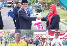 Pakaian Sekolah Gratis Dibagikan, 5 Program Unggulan Bupati dan Wakil Bupati Lampung Utara Dilaunching