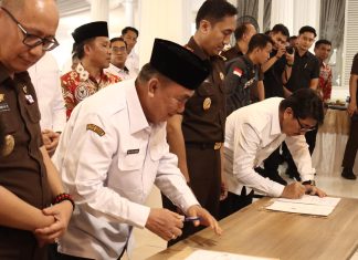 Bupati Lampung Utara Tegaskan Dukungan terhadap Penguatan BPD di Pengukuhan ABPEDNAS Provinsi Lampung