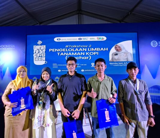 Tidak Hanya Ngopi, Pengunjung Lampung Fest Belajar Mengolah Limbah Kopi Jadi Produk Hijau