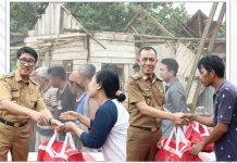 Pemkab Lampung Utara Gerak Cepat Bantu Warga Terdampak Puting Beliung