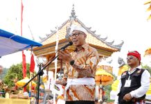 Pujawali ke-80 Pura Jagat Kerthi Bhuana, Gubernur Apresiasi Semangat Umat Hindu Berperan Serta Membangun Lampung