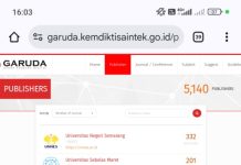 Unila 10 Besar Nasional Indeksasi Jurnal di Sistem Garuda