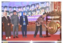 Ketua Komisi V DPRD Provinsi Lampung Hadiri Gelar Wicara Guru Besar FKIP Unila Dies Natalis ke-58