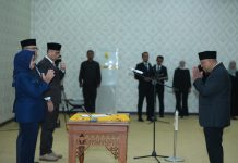 Unila Gelar Pelantikan dan Pengambilan Sumpah Jabatan