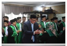 Ketua DPRD Provinsi Lampung Hadiri Wisuda Purna Bhakti Ketua Pengadilan Tinggi Agama Bandar Lampung
