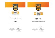 Unila Torehkan Prestasi di QS World University Rankings 2026