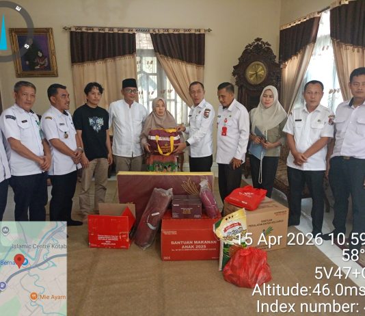 Wakil Bupati Lampung Utara Sambangi Keluarga Korban Kebakaran