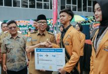 Gubernur Rahmat Mirzani Djausal Lepas Mahasiswa Program Magang Internasional ke Taiwan dari Kampus Nusadaya Academy Bandarlampung, Upaya Meningkatkan IPM melalui Skema Kelas Migran Vokasi