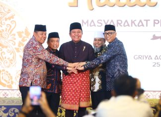 Pererat Sinergi dan Kolaborasi Antardaerah, Gubernur Rahmat Mirzani Djausal Hadiri Silaturahmi Masyarakat Perantau Sumbagsel di Palembang