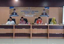 Gelar Rakor, Kakan Kemenhaj Beri Arahan Kepada 55 Petugas Karom dan Karu