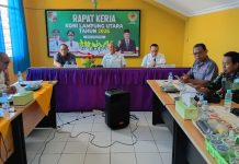Gelar Rapat Kerja, KONI Lampung Utara Tambah Kekuatan Melalui Cabor