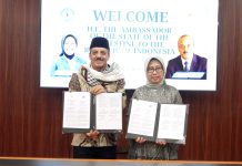 Perluasan Akses Pendidikan Global, Unila Teken MoU dengan Kedutaan Besar Palestina