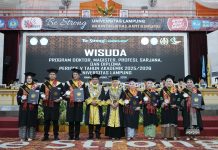 Unila Gelar Wisuda Periode V 2025/2026, Luluskan 674 Mahasiswa