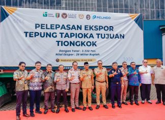 Pemprov Lampung Dorong Nilai Tambah, Ribuan Ton Tapioka Diekspor ke Tiongkok