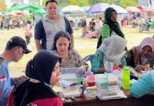 Jalan Sehat, Donor Darah, Bazar UMKM Meriahkan HUT Way Kanan ke 27 tahun