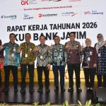 Sekdaprov Marindo Kurniawan dan Jajaran Direksi Bank Lampung Hadiri Rapat Kerja KUB Bank Jatim Tahun 2026 Bersama Wagub Jatim Emil Elestianto Dardak dan para Gubernur Anggota KUB
