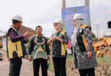 Wagub Jihan Nurlela Groundbreaking Tiga Ruas Jalan di Pringsewu, Targetkan Kondisi Jalan Mantap 100 Persen pada Akhir 2029