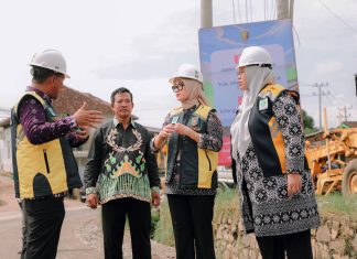 Wagub Jihan Nurlela Groundbreaking Tiga Ruas Jalan di Pringsewu, Targetkan Kondisi Jalan Mantap 100 Persen pada Akhir 2029