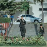 Pemprov Lampung Gelar Upacara Peringatan Hari Lahir Pancasila, Bertindak sebagai Inspektur Upacara Pangdam XXI/Radin Inten Mayor Jendral TNI Kristomei Sianturi