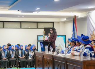 Wagub Jihan Nurlela Hadiri Wisuda Perdana Universitas Indonesia Mandiri di Kabupaten Lampung Selatan
