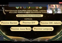 Pemprov Lampung Raih Predikat A Nasional untuk Keamanan Pangan