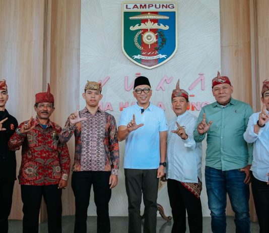 Gubernur Rahmat Mirzani Djausal Terima Silaturahmi 5 Tokoh Adat Sai Batin di Mahan Agung, Bahas Arah Pembangunan dan Pemberdayaan Masyarakat Adat