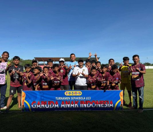 Tembus Semifinal Garuda Anak Indonesia, Tim U-13 Way Kanan Ditinjau Langsung Ketua KONI