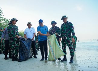 Pimpin Gerakan Radin Inten Asri, Gubernur Mirza Perkuat Budaya Gotong Royong Jaga Pesisir Lampung