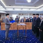 Sekdaprov Lampung Lantik Tiga Pejabat, Tekankan Integritas dan Transformasi Birokrasi
