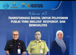 Diskominfotik Provinsi Lampung Gelar Webinar Diseminasi Perlindungan Data Pribadi, Hadirkan Pakar Keamanan Siber Nasional