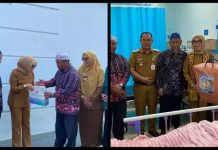 Bupati Way Kanan Kunjungi RSHK Baradatu di Harganas ke-33, Jenguk Pasien Peserta MOW