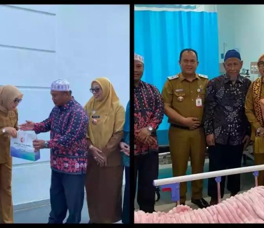 Bupati Way Kanan Kunjungi RSHK Baradatu di Harganas ke-33, Jenguk Pasien Peserta MOW