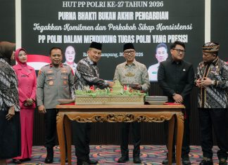 HUT ke-27 PP Polri, Gubernur Mirza Ajak PP Polri Perkuat Sinergi Wujudkan Lampung Maju Menuju Indonesia Emas