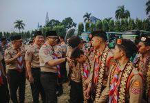 Gubernur Mirza Lepas 598 Peserta Kontingen Pramuka Lampung Ikuti Jambore Nasional XII 2026