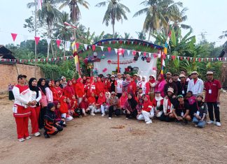 Ratusan Warga Kelurahan Sribasuki Antusias Ikuti Jalan Sehat Peringatan HUT ke-81 RI