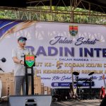 Gerak Jalan Sehat HUT ke 81 Kemerdekaan RI Jadi Momentum Pererat Sinergi Pemprov Lampung dan Kodam XXI/Raden Inten