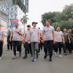 Gubernur Mirza Ikuti Gerak Jalan Sehat Peringatan HUT ke-1 Kodam XXI/Radin Inten dan HUT ke-81 RI