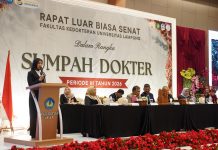Pemprov Lampung Perkuat SDM Kesehatan, Dorong Dokter Baru Unila Ambil Peran dalam Pembangunan Daerah