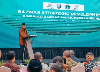 Pemprov Lampung Dorong Pengelolaan Zakat Diperkuat Hingga Tingkat Desa