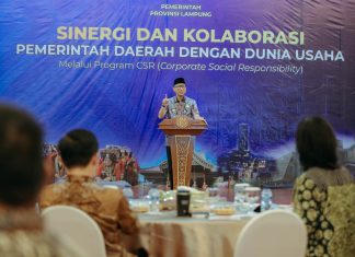 Pemprov Lampung Dorong CSR Jadi Investasi Sosial dan Kekuatan Bersama Pembangunan, Gubernur Mirza: Dunia Usaha Bukan Sekadar Kekuatan Ekonomi, tetapi Mitra Pembangunan