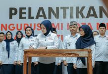 Ketua PMI Lampung Purnama Wulan Sari Mirza Lantik Pengurus PMI Kota Metro Masa Bakti 2026-2031