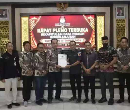 KPU Way Kanan Tetapkan 362.226 Pemilih dalam PDPB Triwulan III
